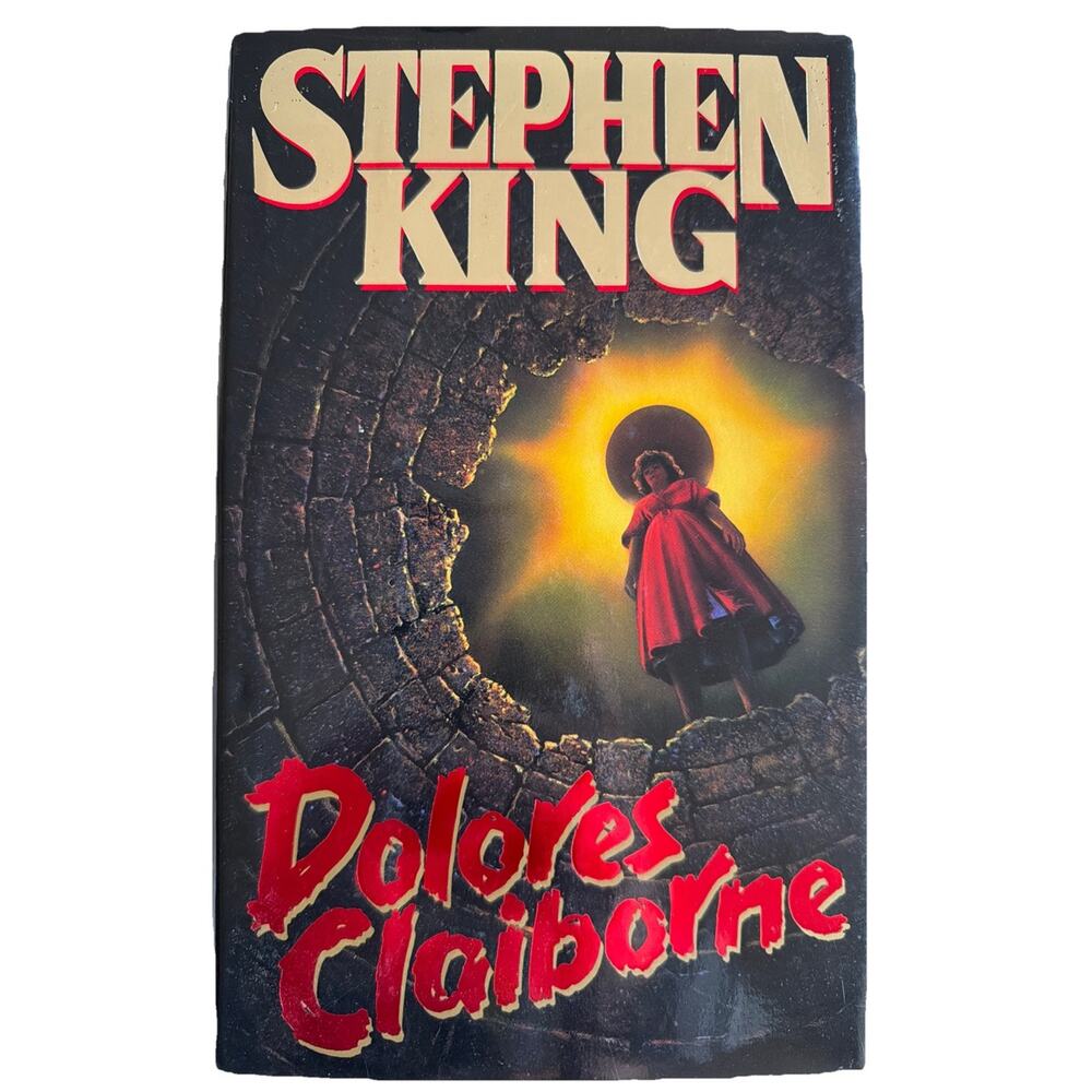 Dolores Claiborne Stephen King Book 1993 1st Edition 1st Printing HCDJ Hardcover